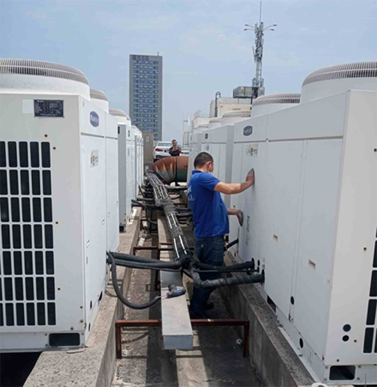 河津中央空调制热和不制冷系统维修方法